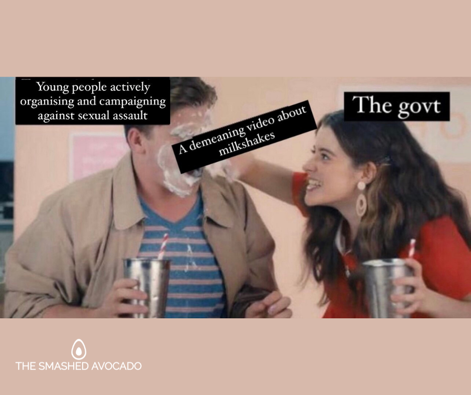 Young people want real consent education, you can keep the milkshakes