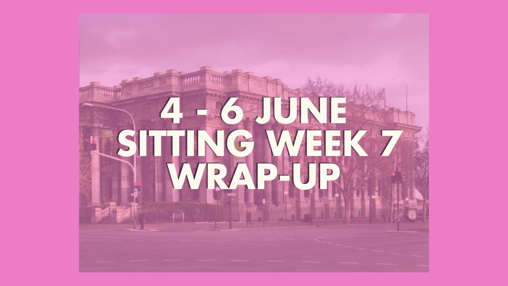 Here's what happened in SA Parliament: Sitting week 7