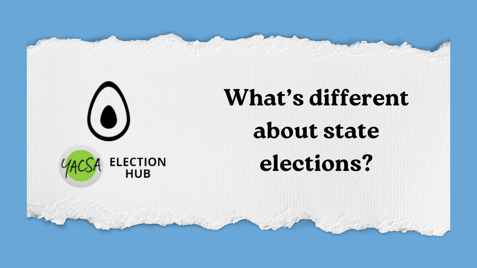 How is voting in a state election different to a federal election?