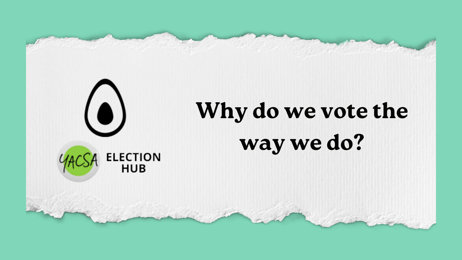 Why do we vote like this?