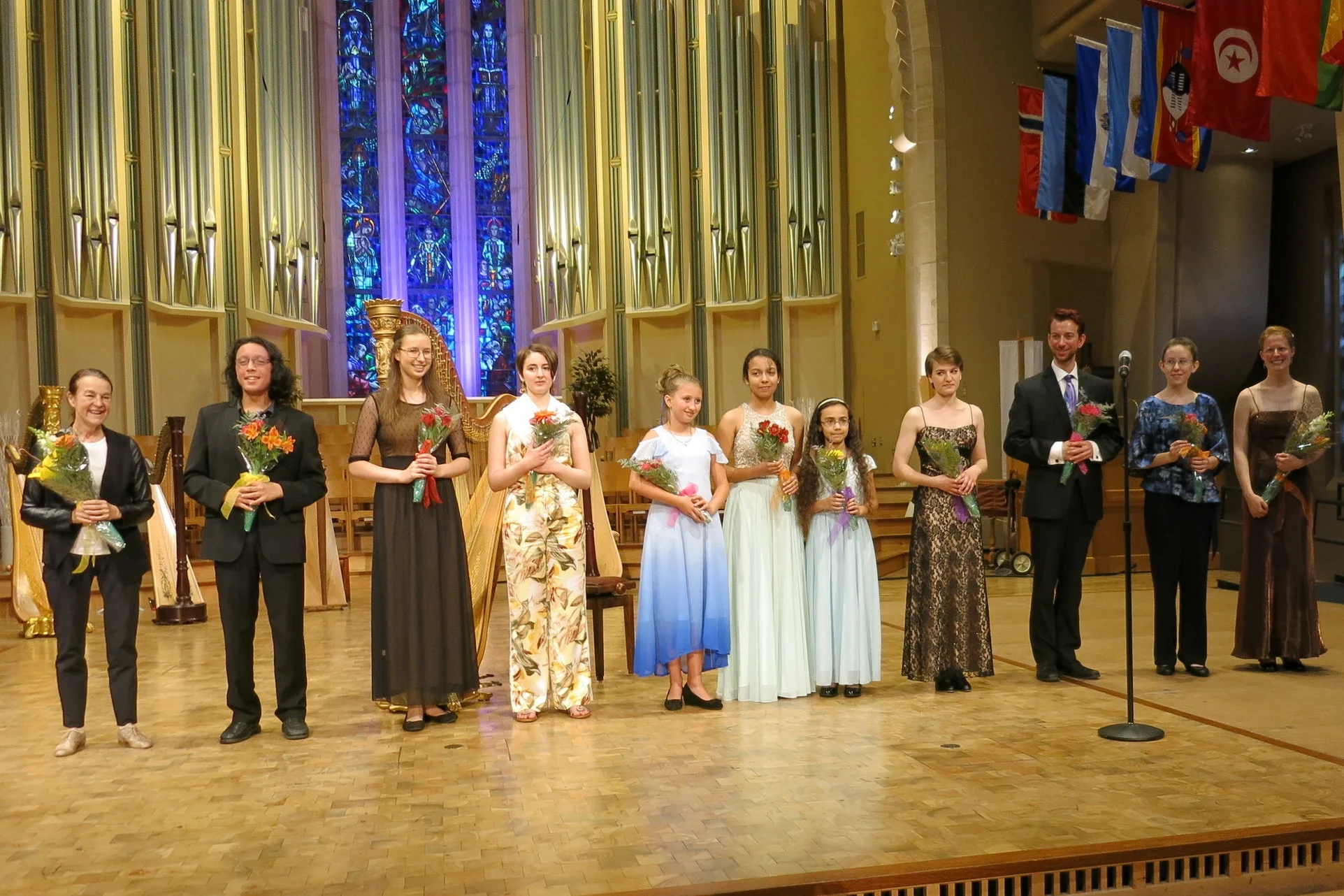 Photo: American Harp Society, Inc. Young Composers Project 2017 Featured Composers in Northfield, Minnesota.