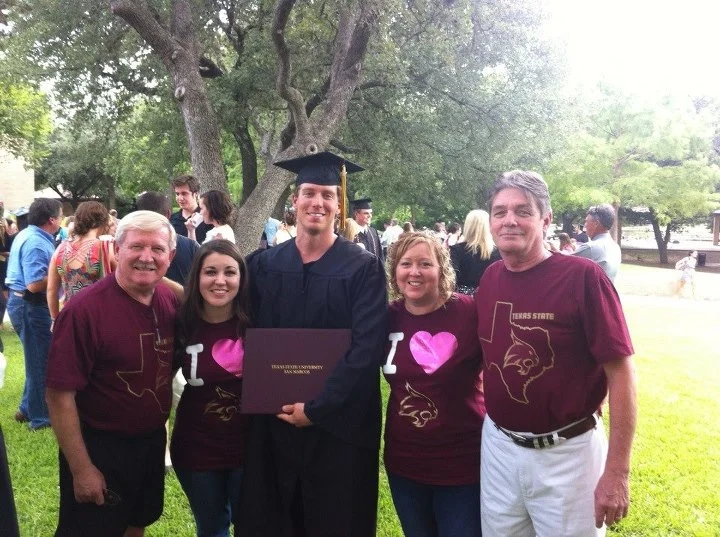 8.11.12 Baby brother’s college graduation.
