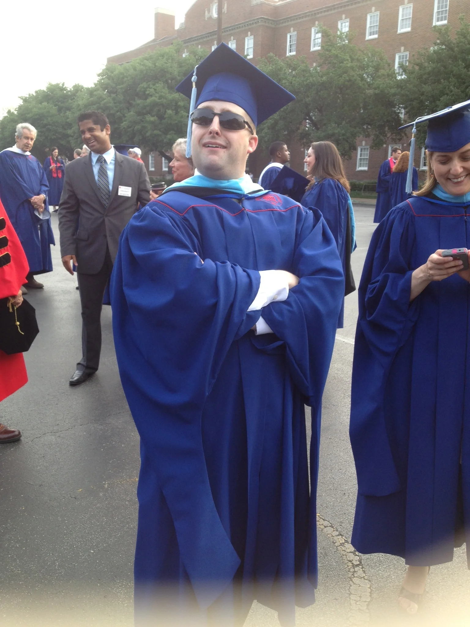 5.18.13 That time he got his Masters degree from SMU!
