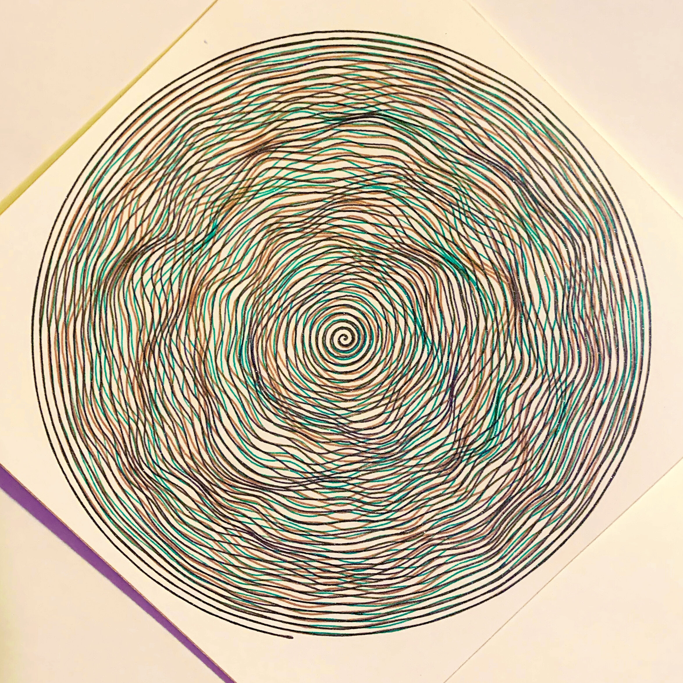 The Office Dot Line Spiral Coloring Book For Adults: Spiroglyphics