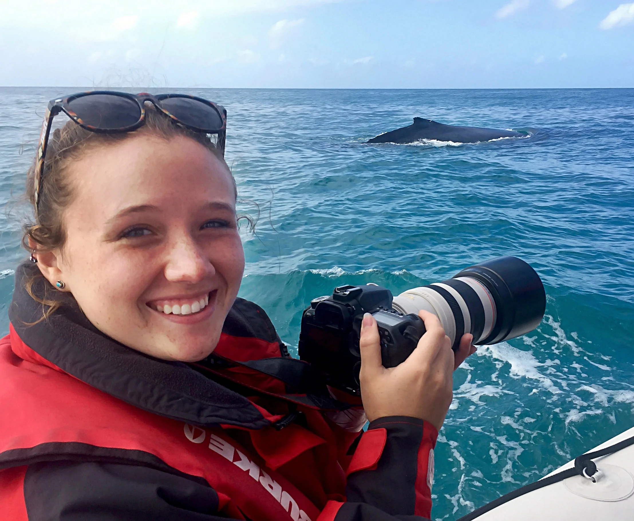 Research Assistant and humpback - © Blue Planet Marine.jpg