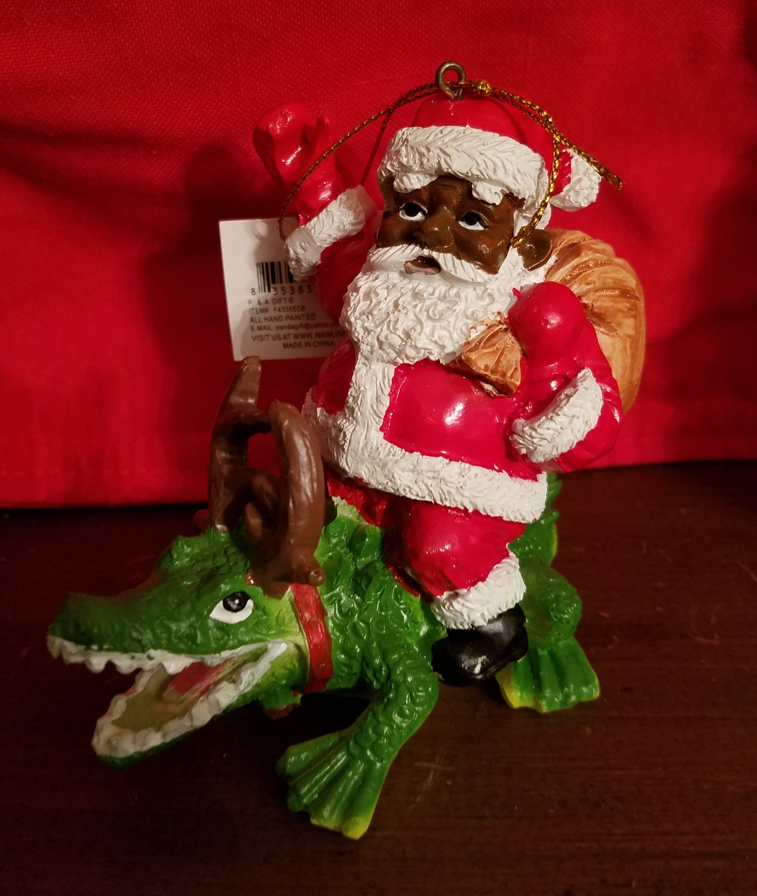 Santa Riding a Gator