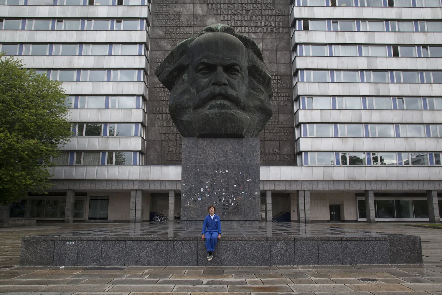 Karl Marx monument in Chemnitz, Germany