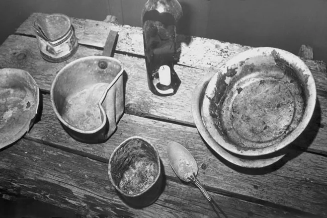 Gulag prisoners' utensils ( Gulag Museum at Perm, gulaghistory.org )
