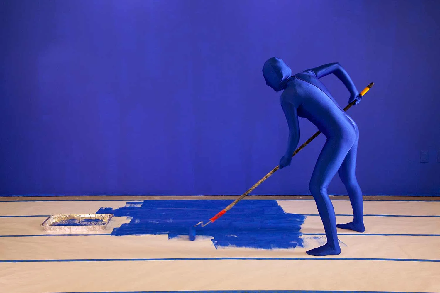 Making a DIY blue screen