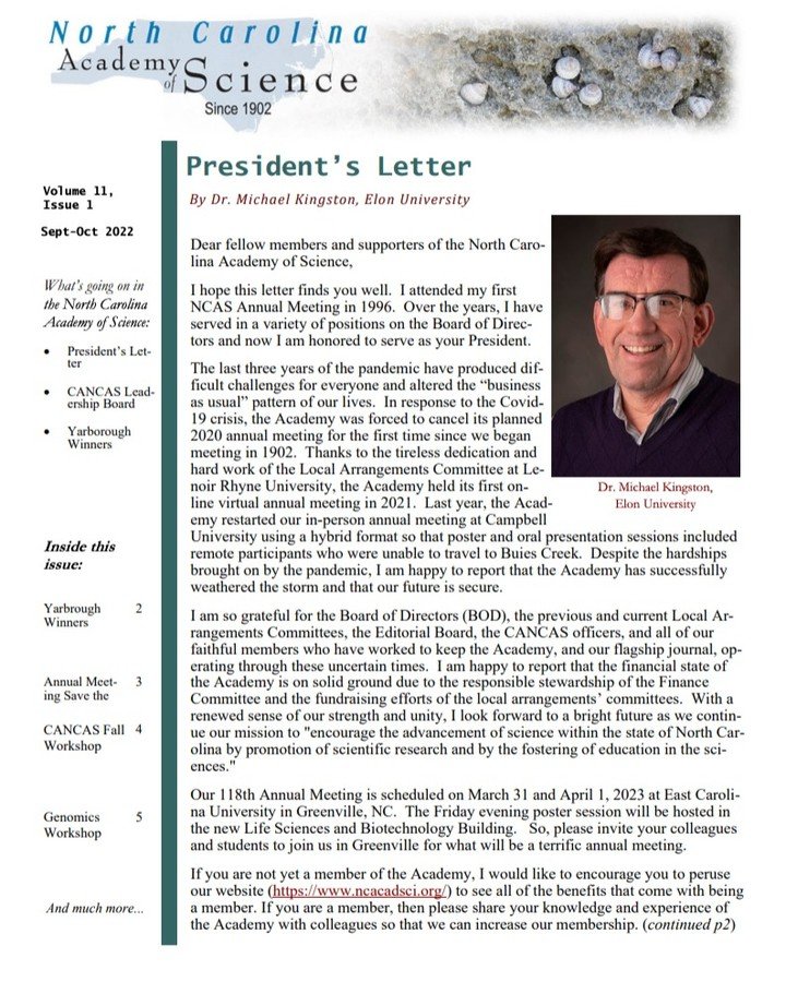 The October newsletter is available!
https://www.ncacadsci.org/ncas-news