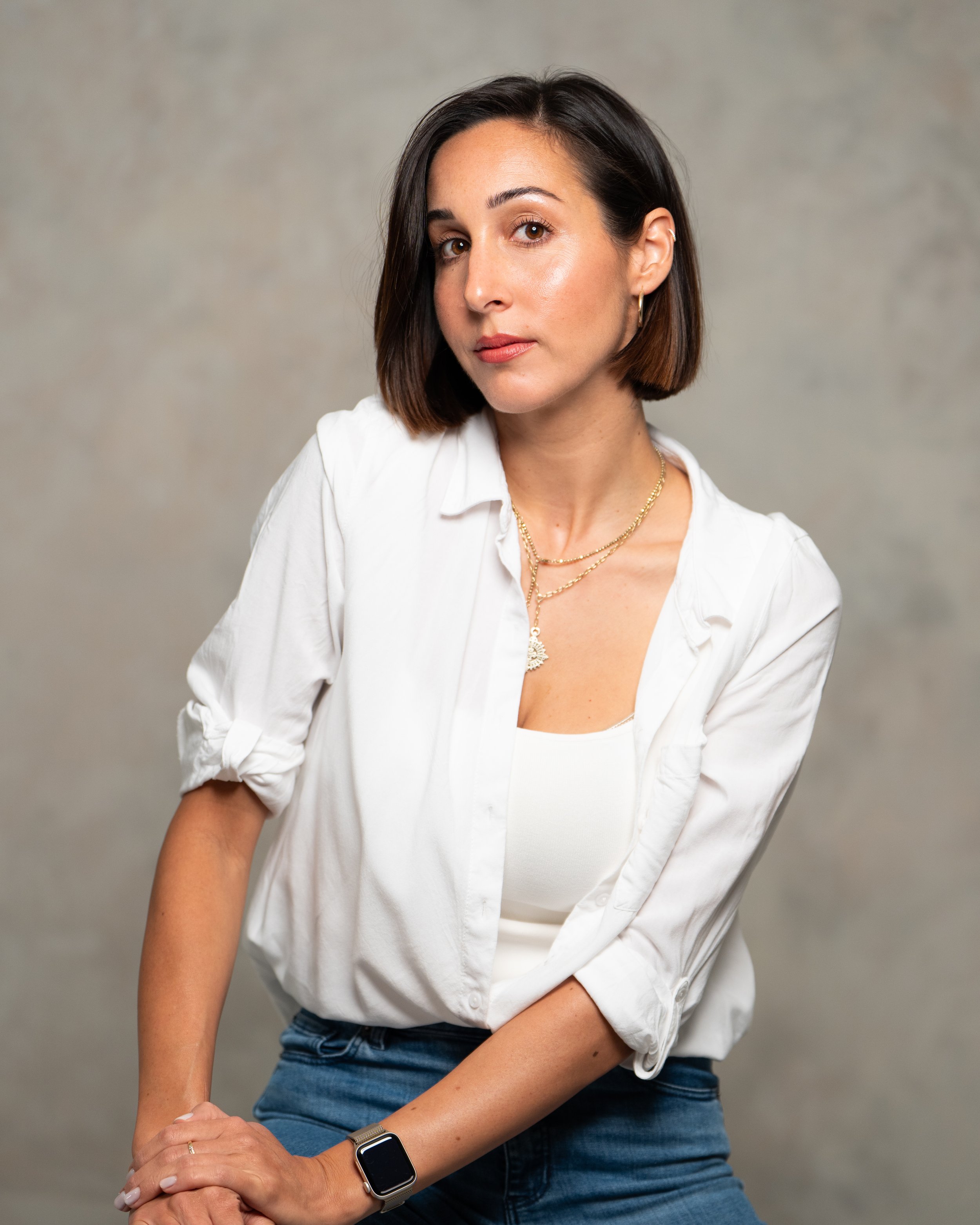 Portrait of fine art movement photographer and director Jacinta Christos