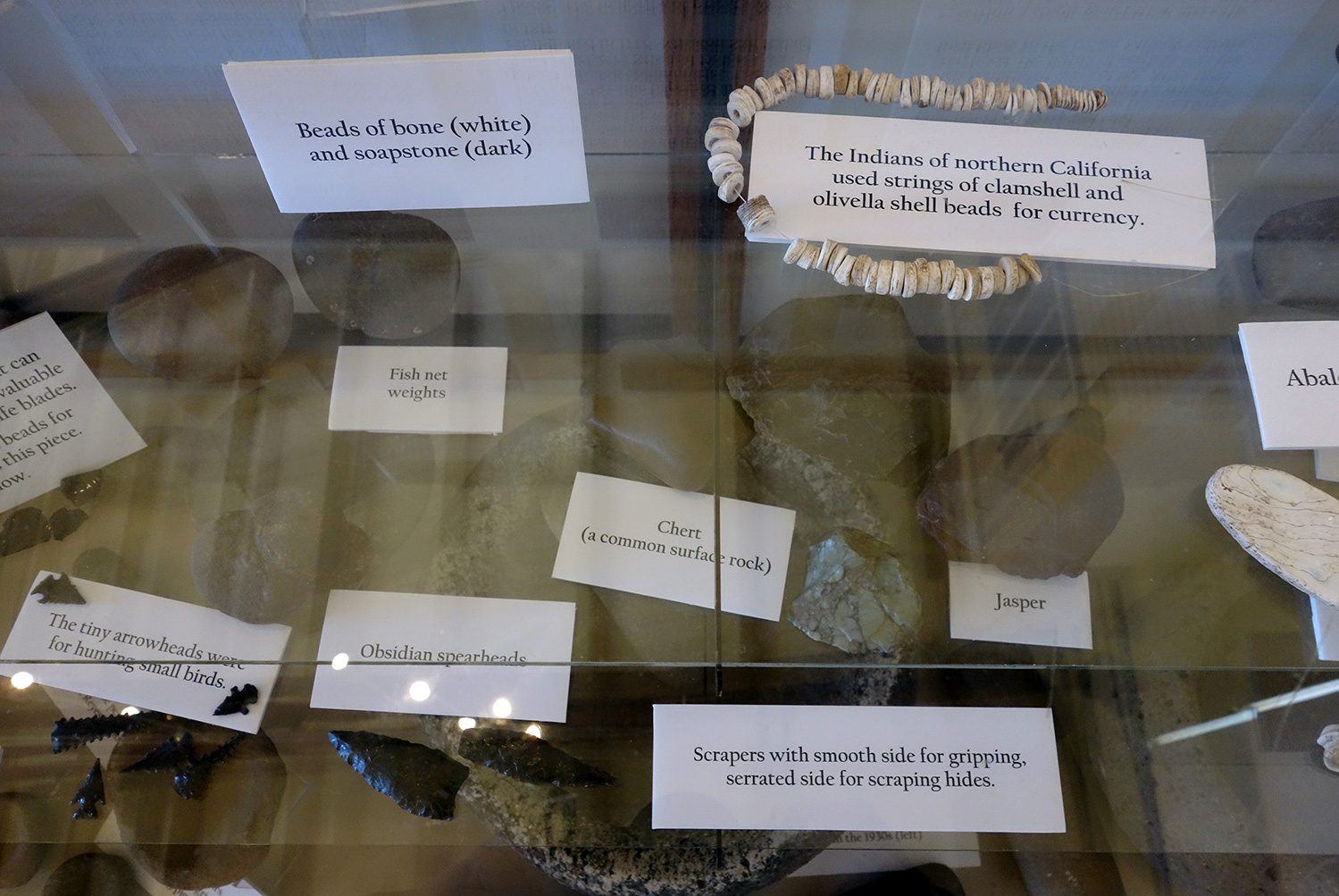 Miwok Artifacts in Case