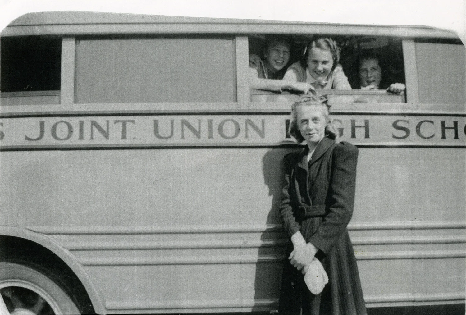 Bea and School Bus