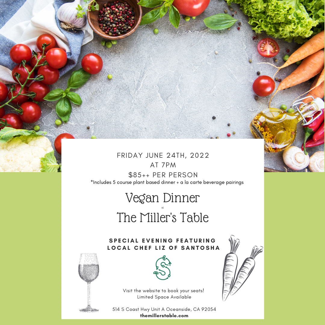 Summer Dinner at The Miller's Table