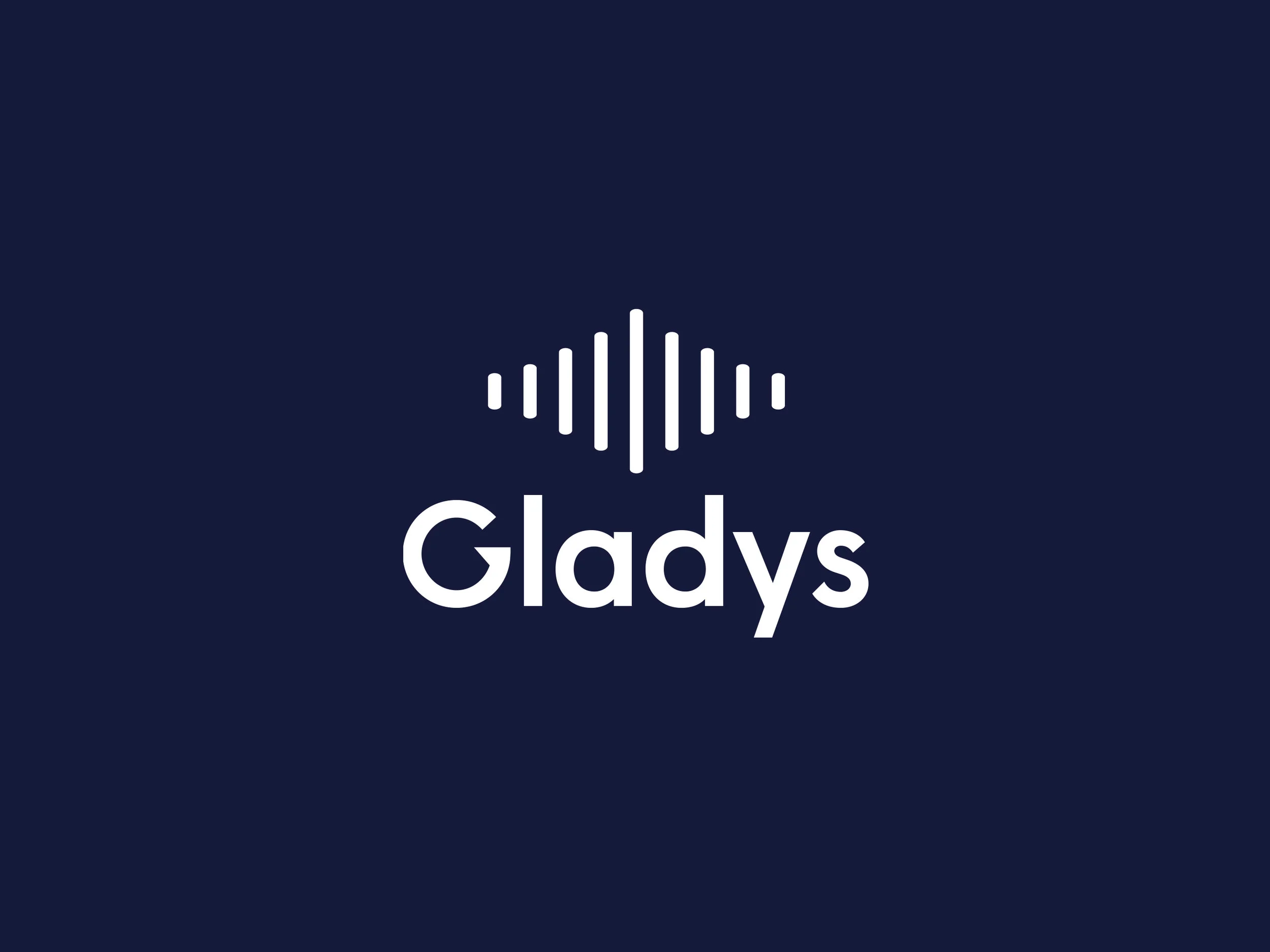 Taking the idea of digitally recorded speech, this route variation captures this in a simple but adaptable mark that represents Gladys via natural shapes of mouth and eye.