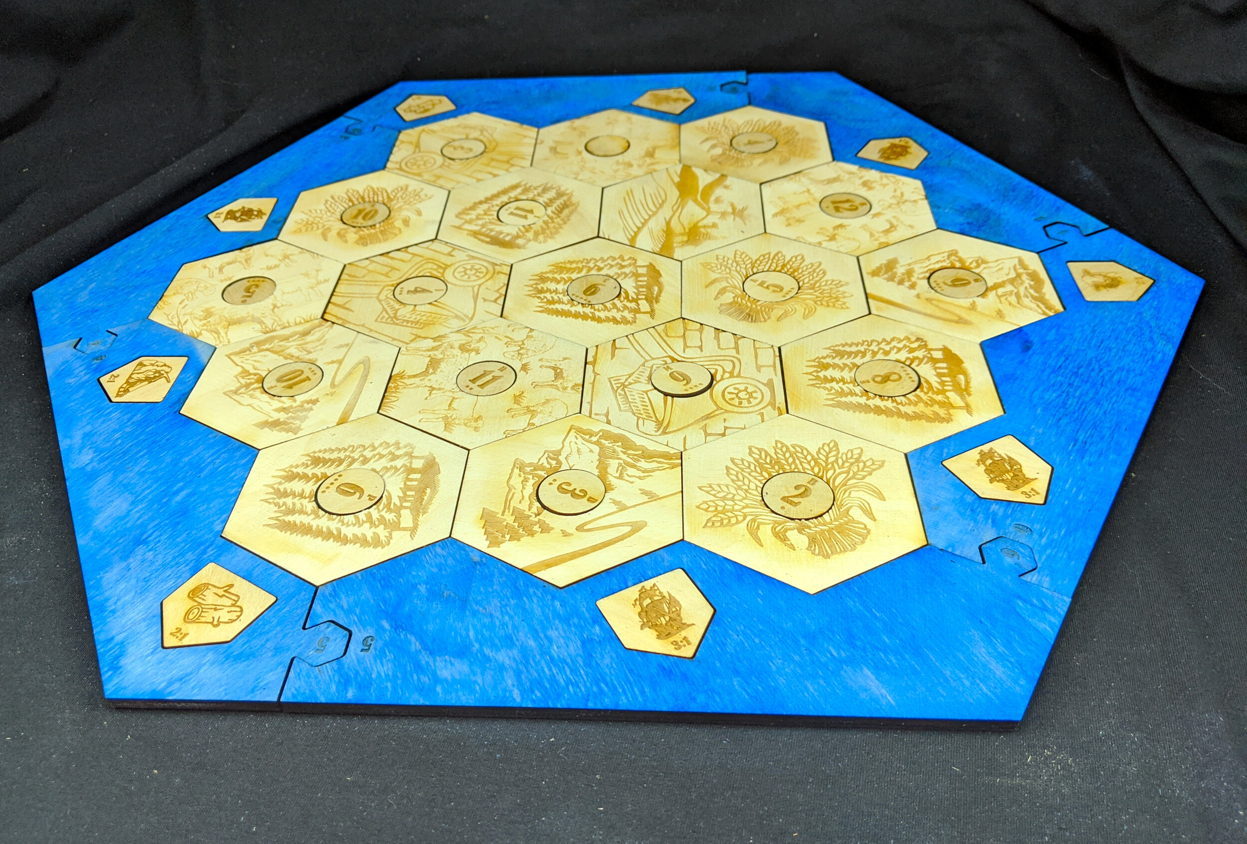 Settlers of Catan Wooden Game Board Set –