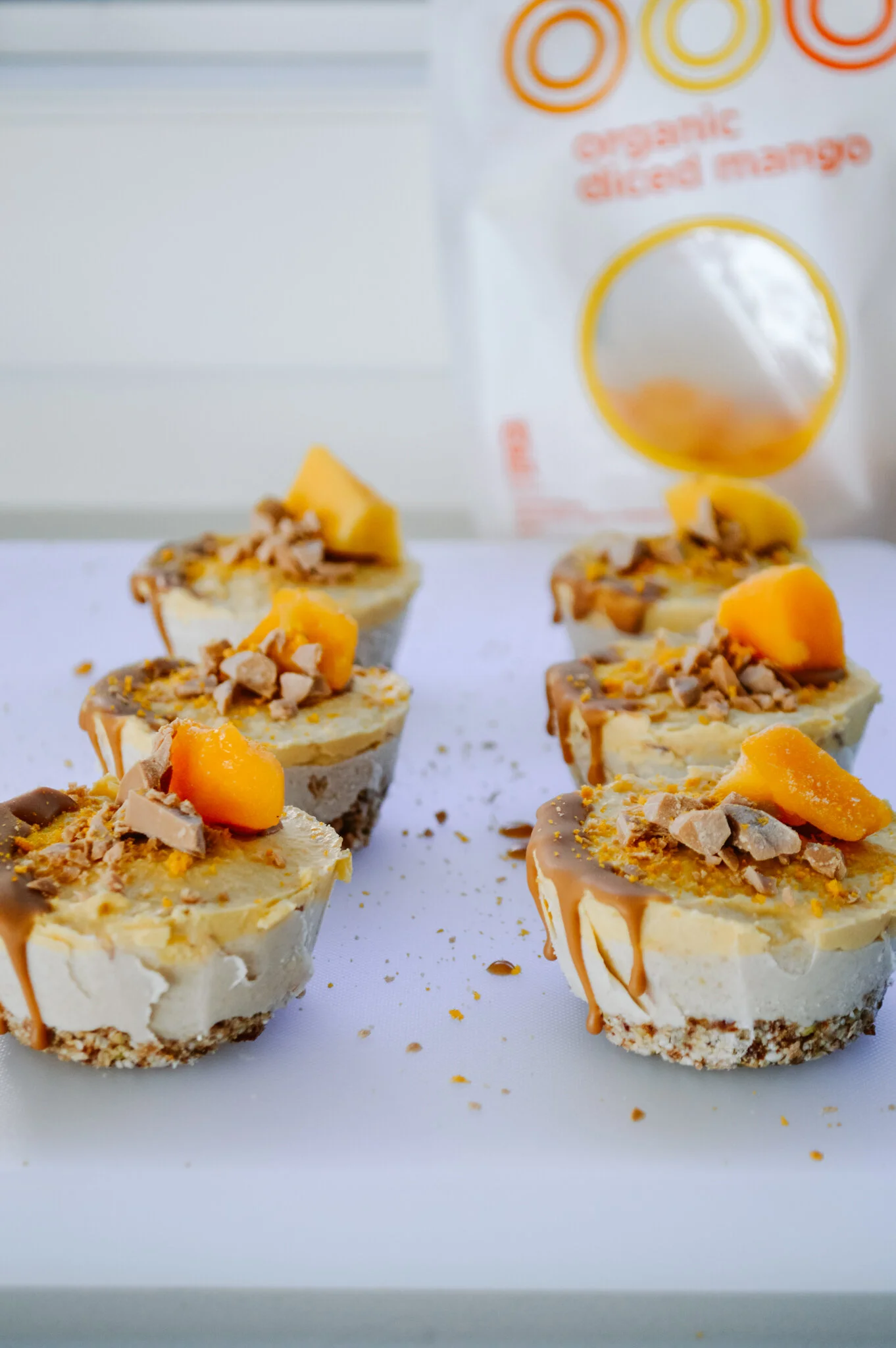 Mango White Chocolate Baby Cakes