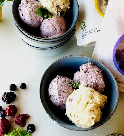 Mixed Berry & Choco Banana Homemade Icecream
