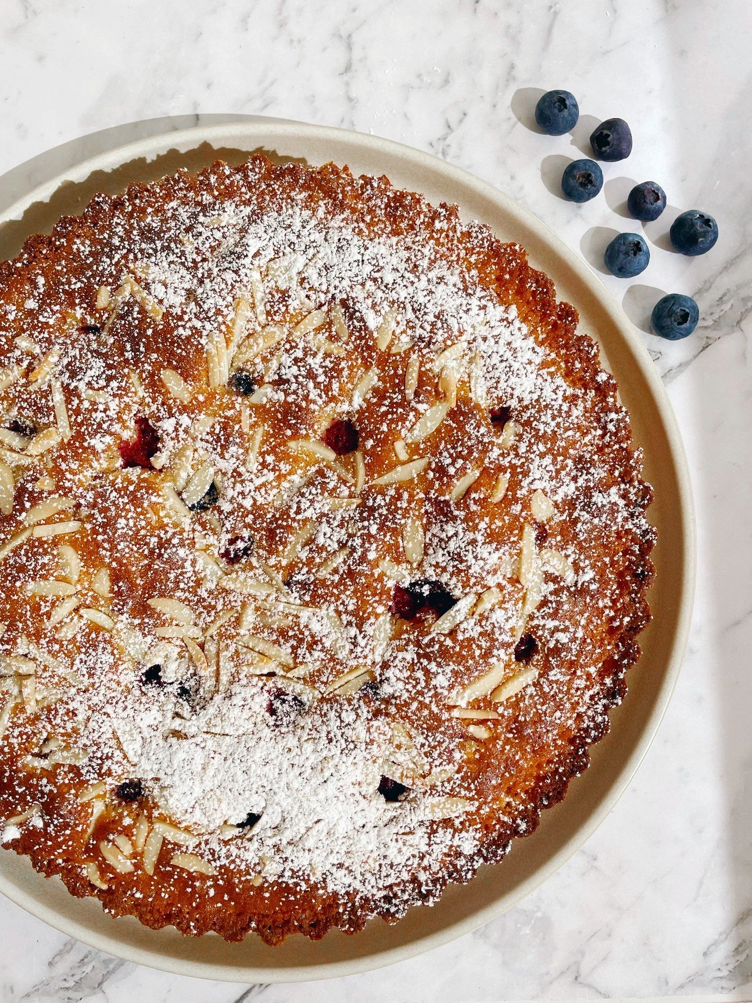 Berry + Almond Cake