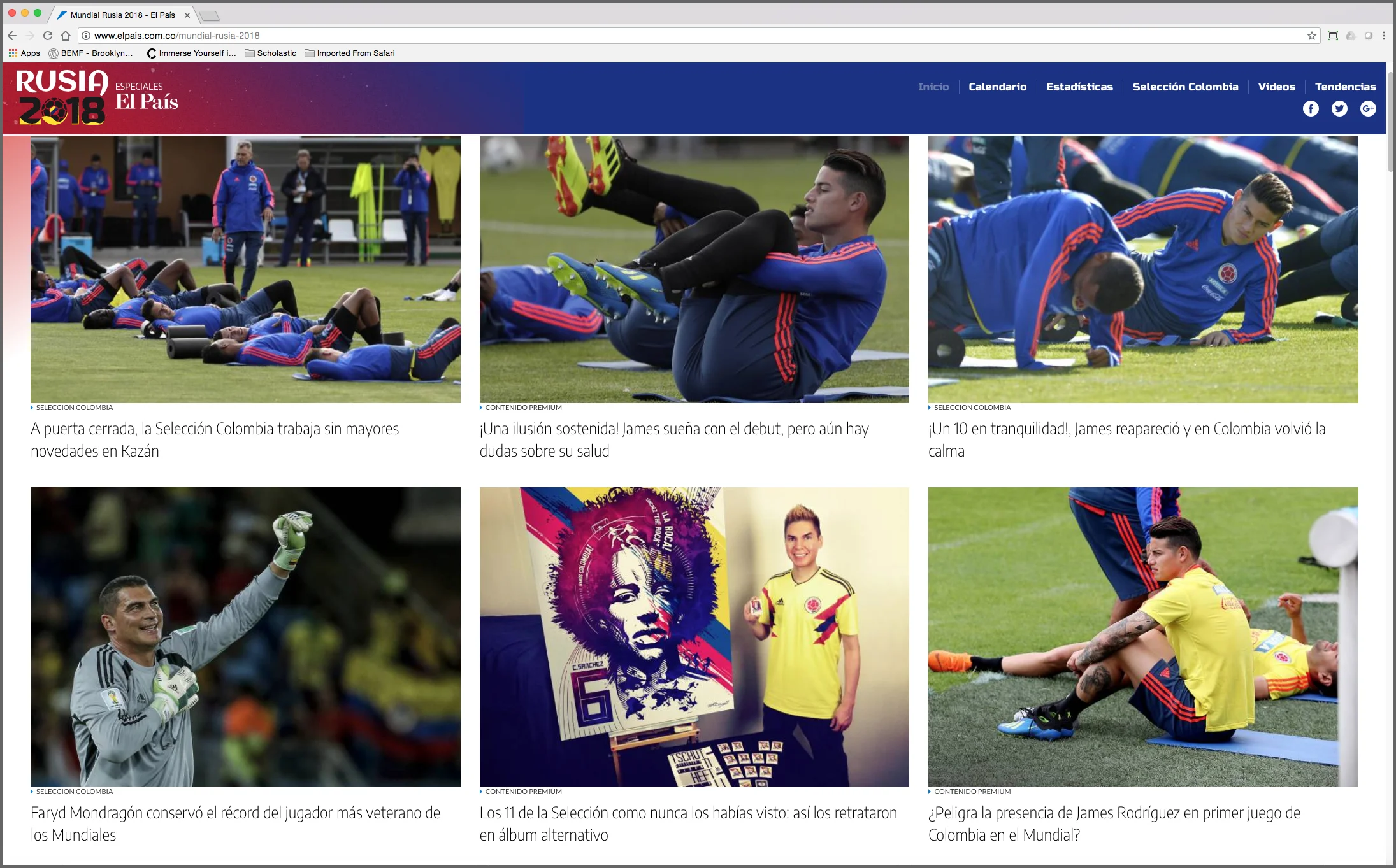 El Pais.com.co (Homepage Feature)