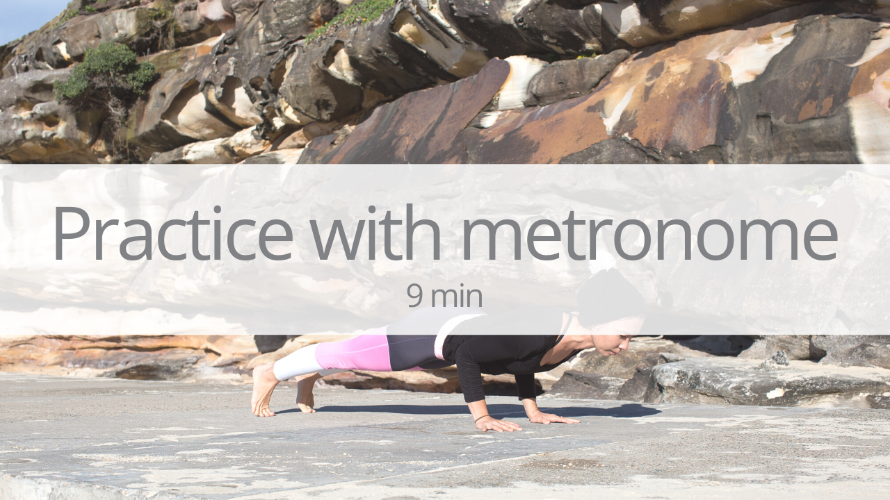 Pranayama - sun salutes with metronome