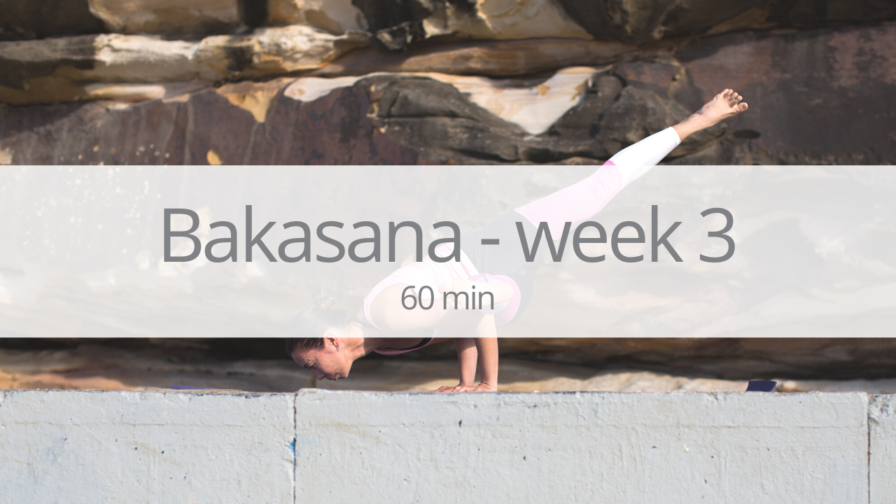 Vinyasa - bakasana - week 3