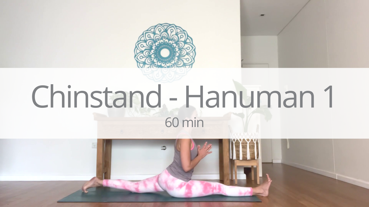 Vinyasa - chinstand and hanuman - week 1