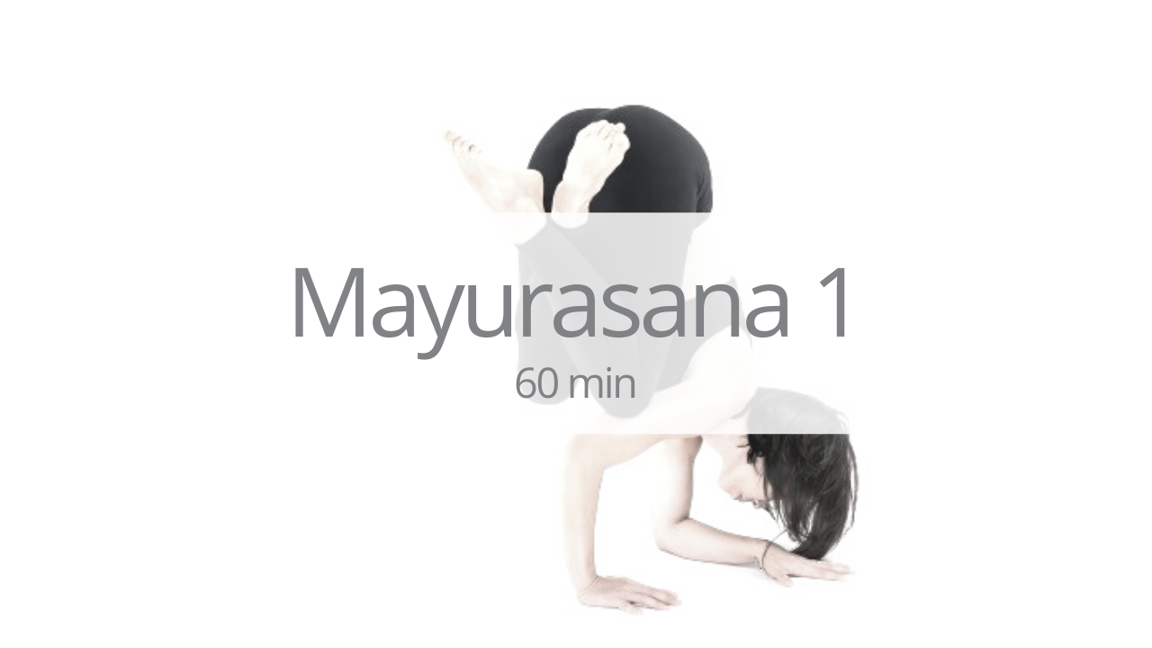Vinyasa - mayurasana - week 1