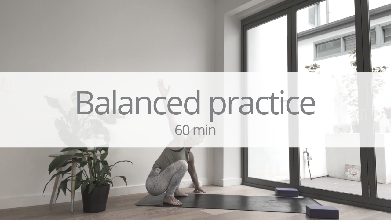 Vinyasa - balanced practice - week 1