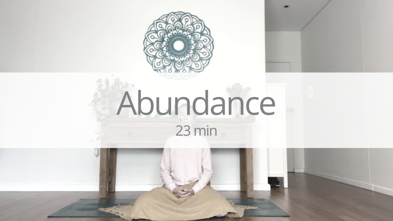 Day 3 - meditation on abundance