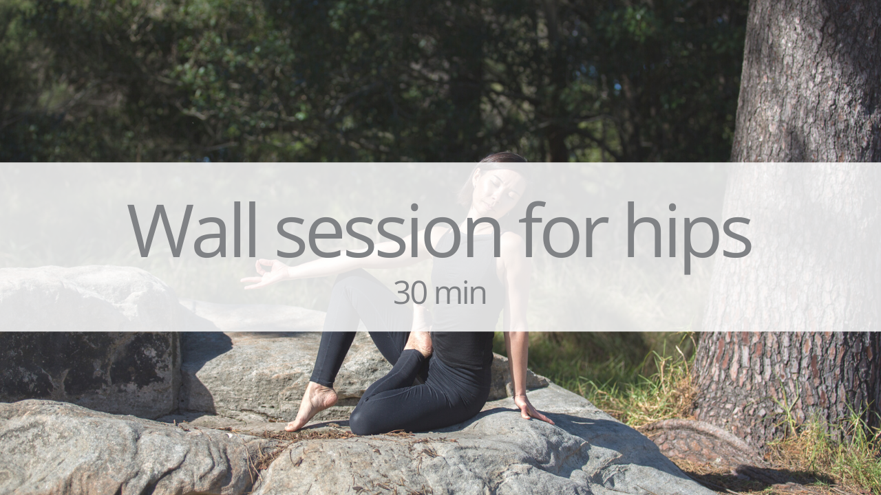 Yin - wall session for hips
