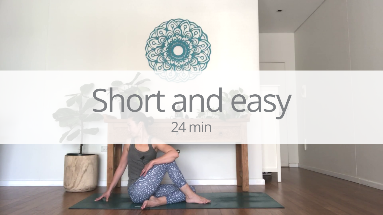 Gentle yoga - short and easy