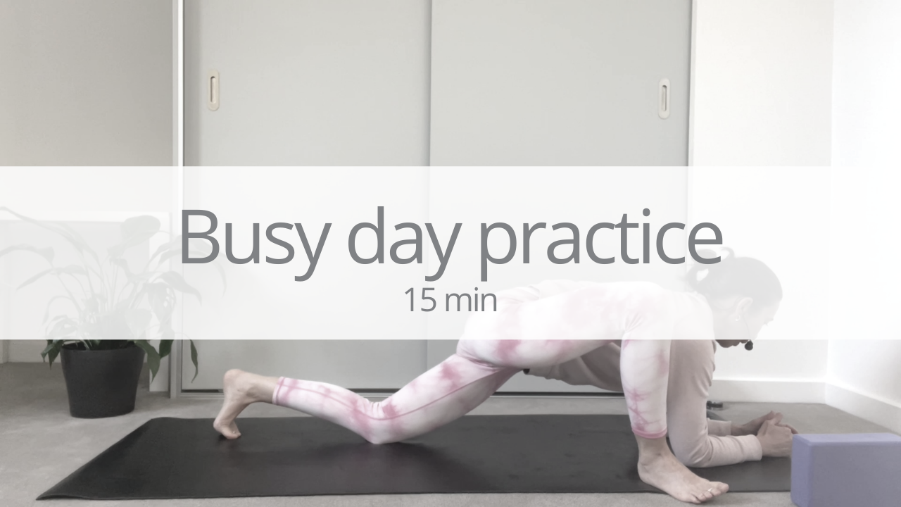 Vinyasa short - busy day practice