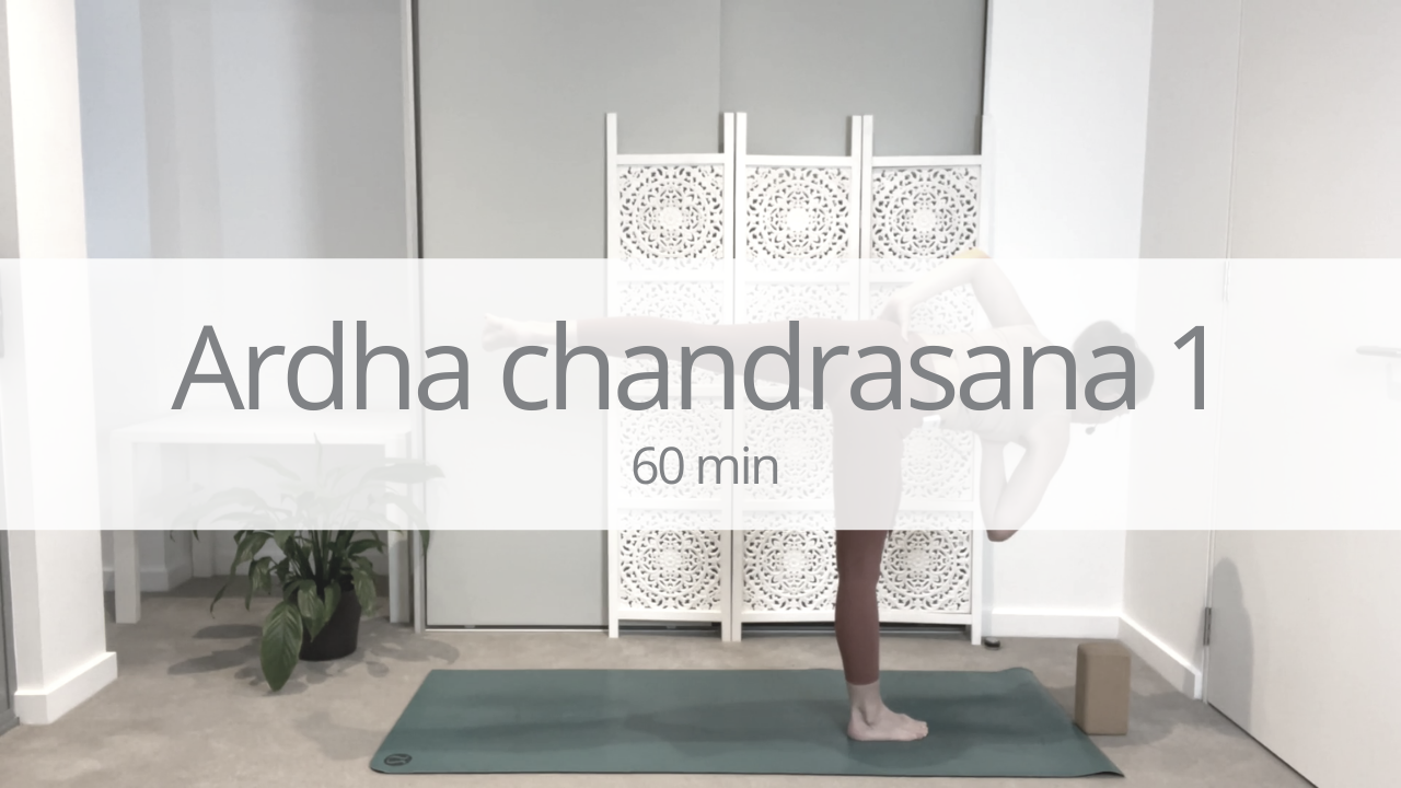 Vinyasa - ardha chandrasana 1