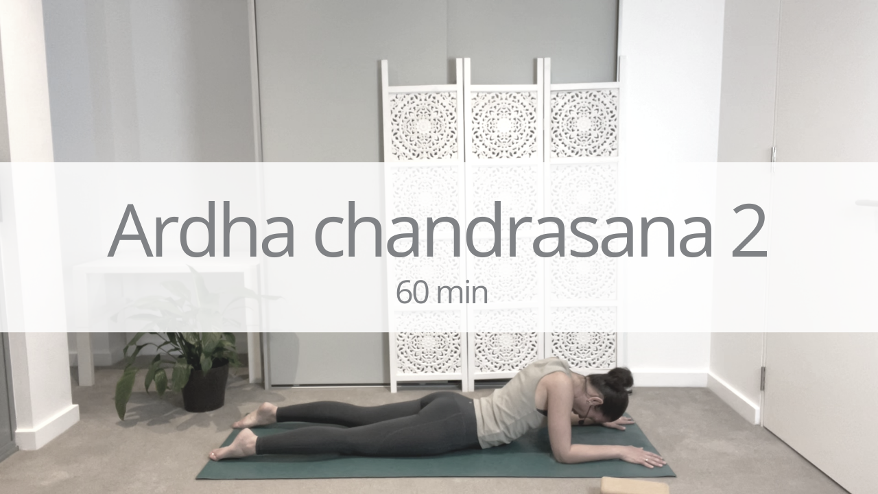 Vinyasa - ardha chandrasana 2