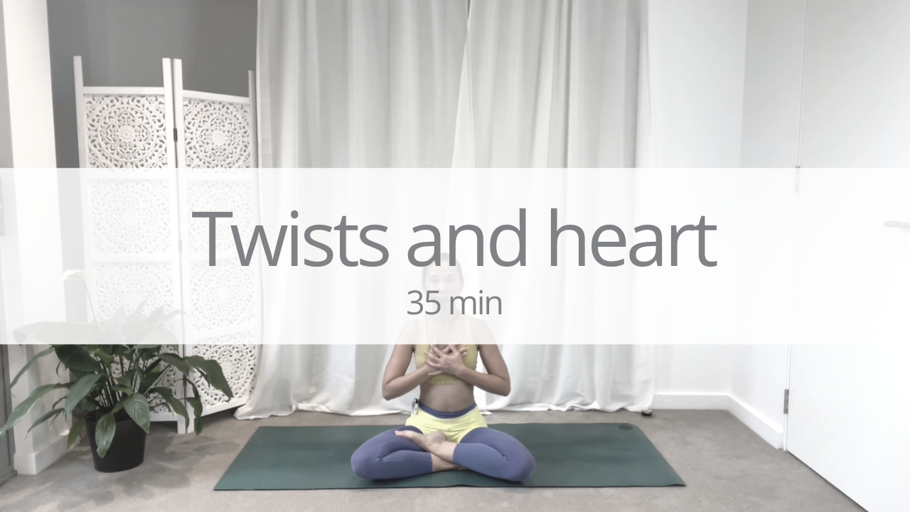 Vinyasa short - twists and heart