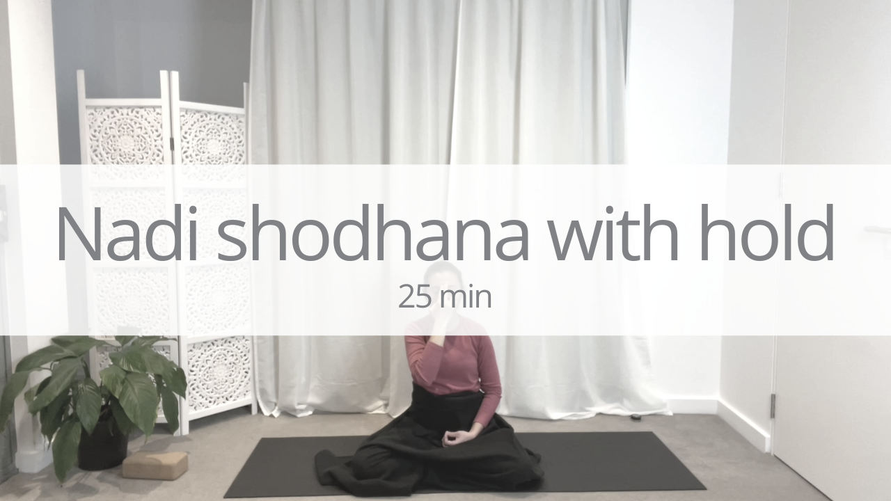 Pranayama - nadi shodhana with hold