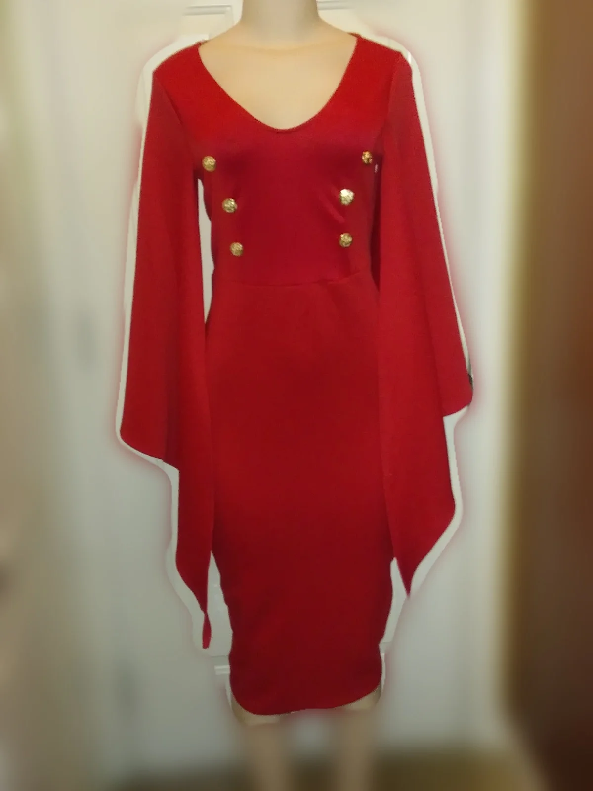 Long Point Sleeve Dress