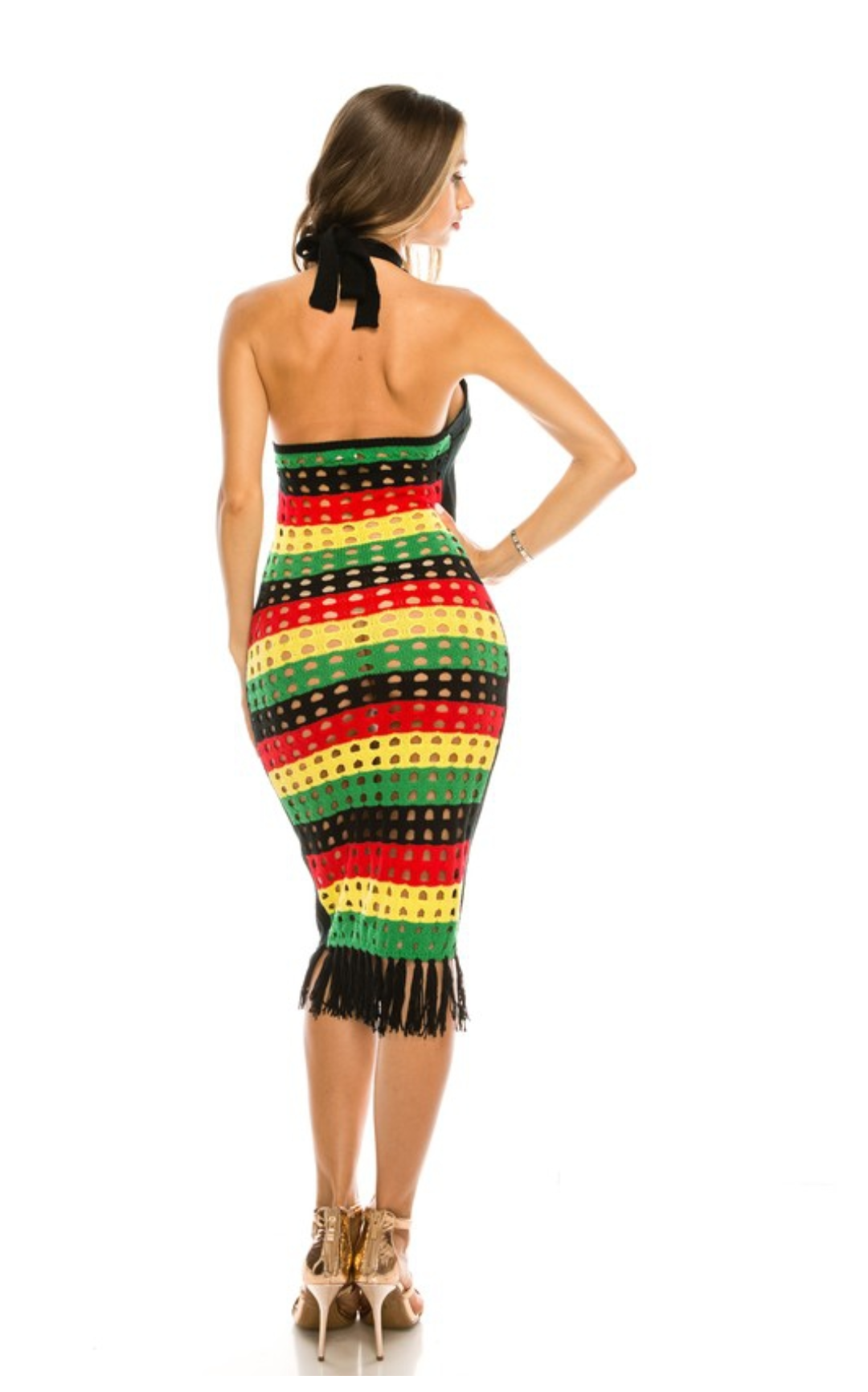 Caribbean Cover-Up Crochet Dress