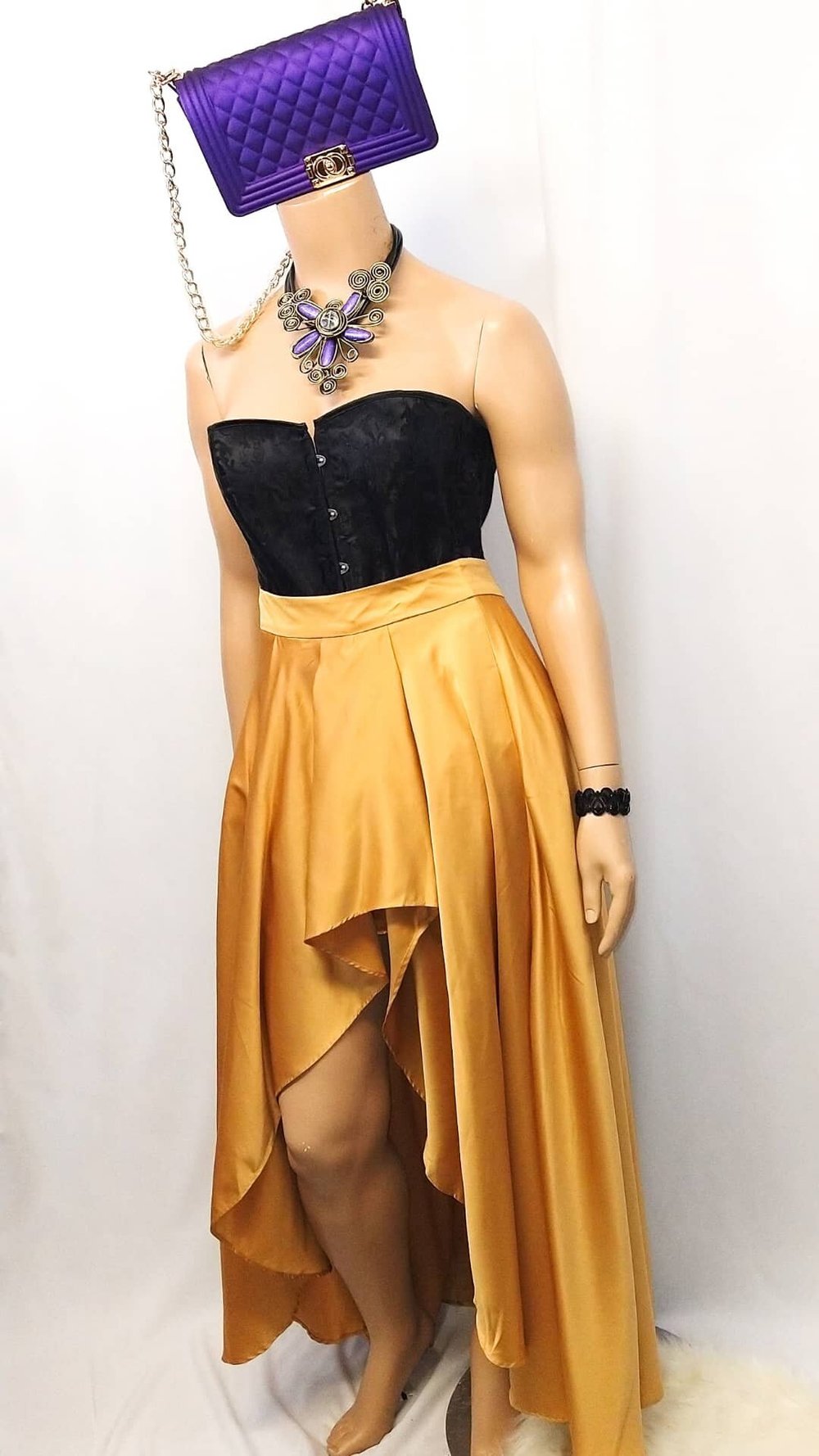 asymmetrical skirts and dresses 'VICTORIA' ASYMMETRICAL RUFFLE SKIRT VICTORIA / XS main image 1