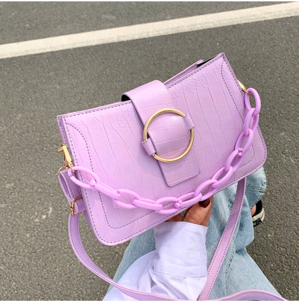 cute purple purse