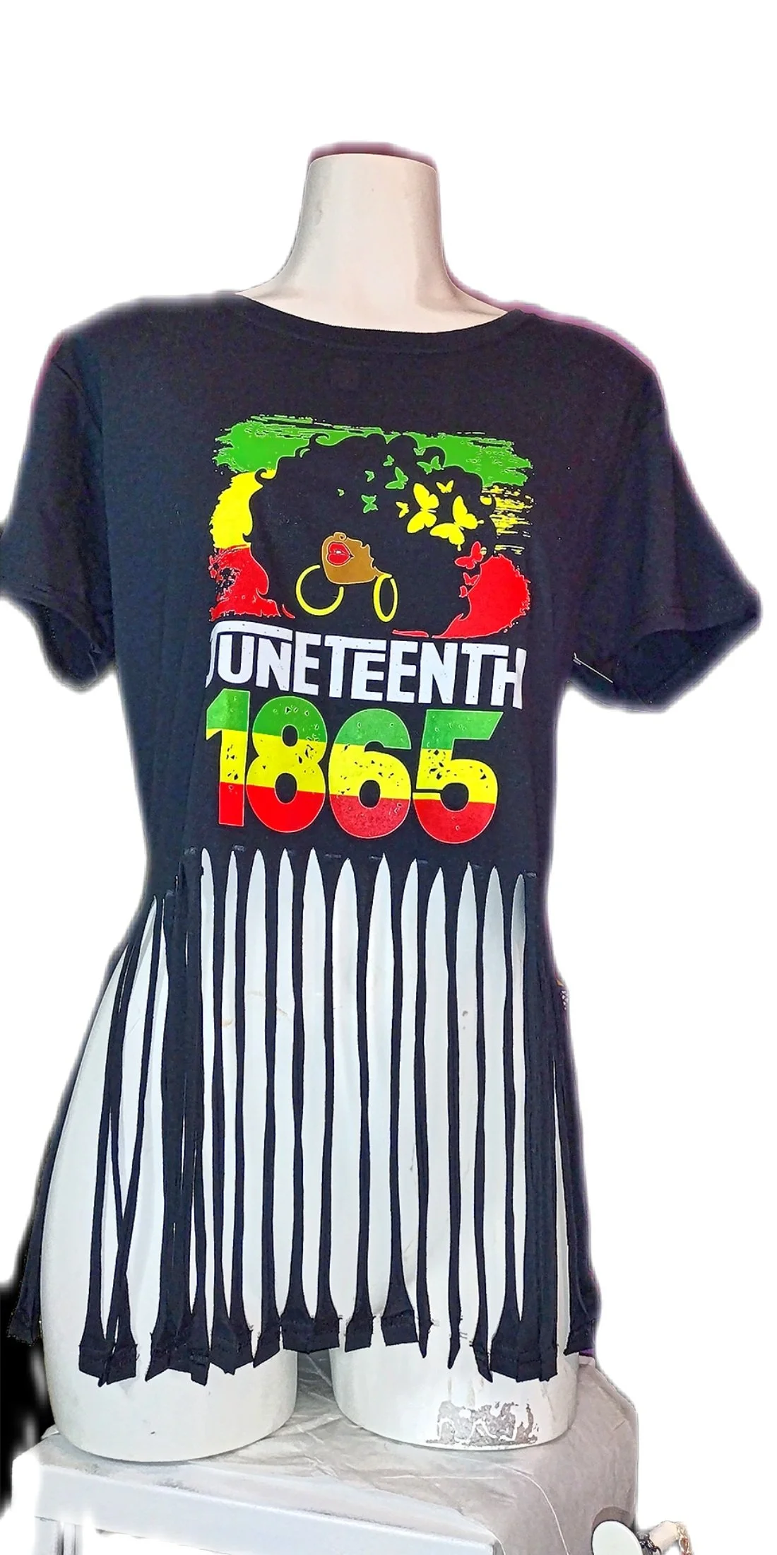 Afro Woman Juneteenth Shirt