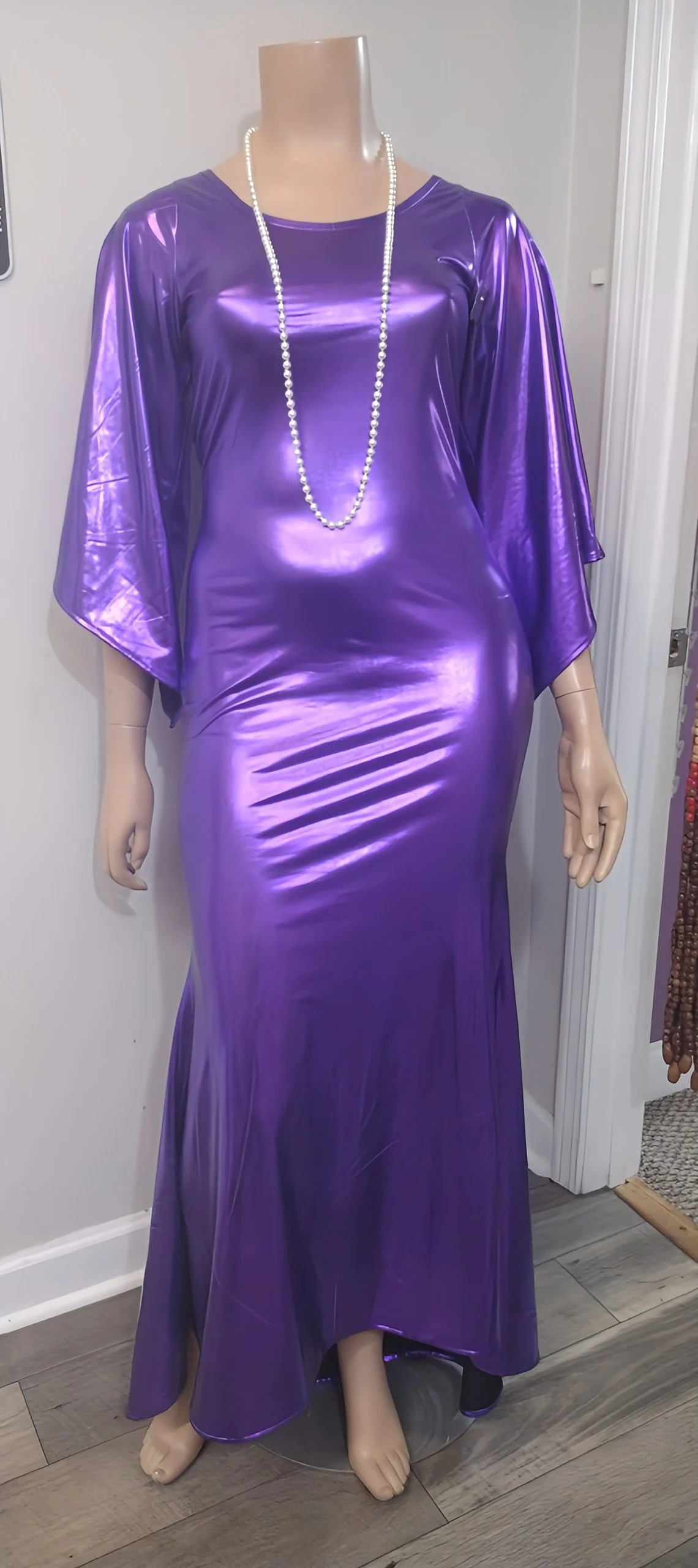 That Purple Dress - Timeless Elegance
