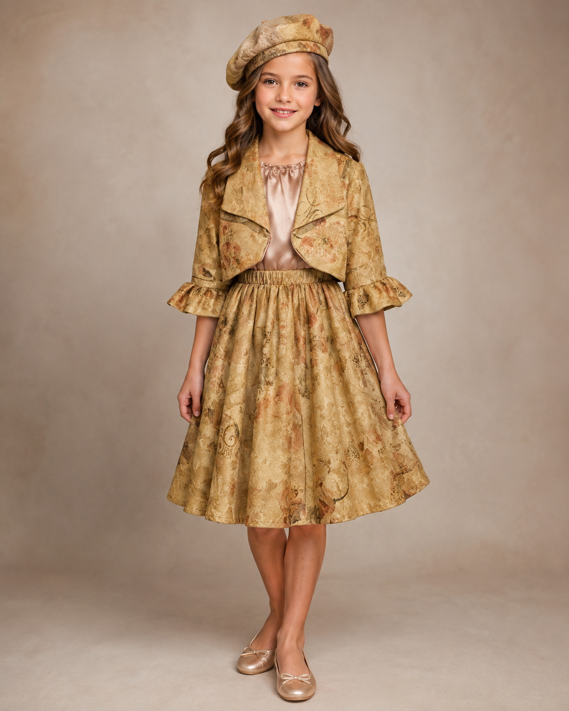French Chic Skirt Set Size 10 Front View.png
