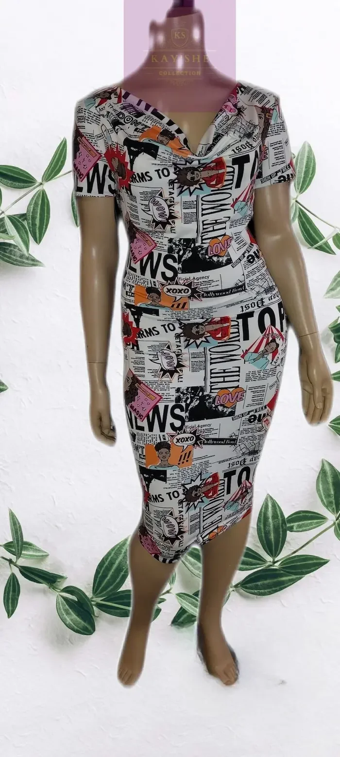 knee length dresses for ladies Ribbed Bodycon Midi Dress Plus Size Red / X-Large main image 0