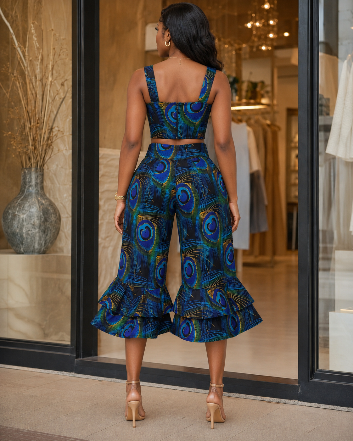 Peacock Outfit Back View.png