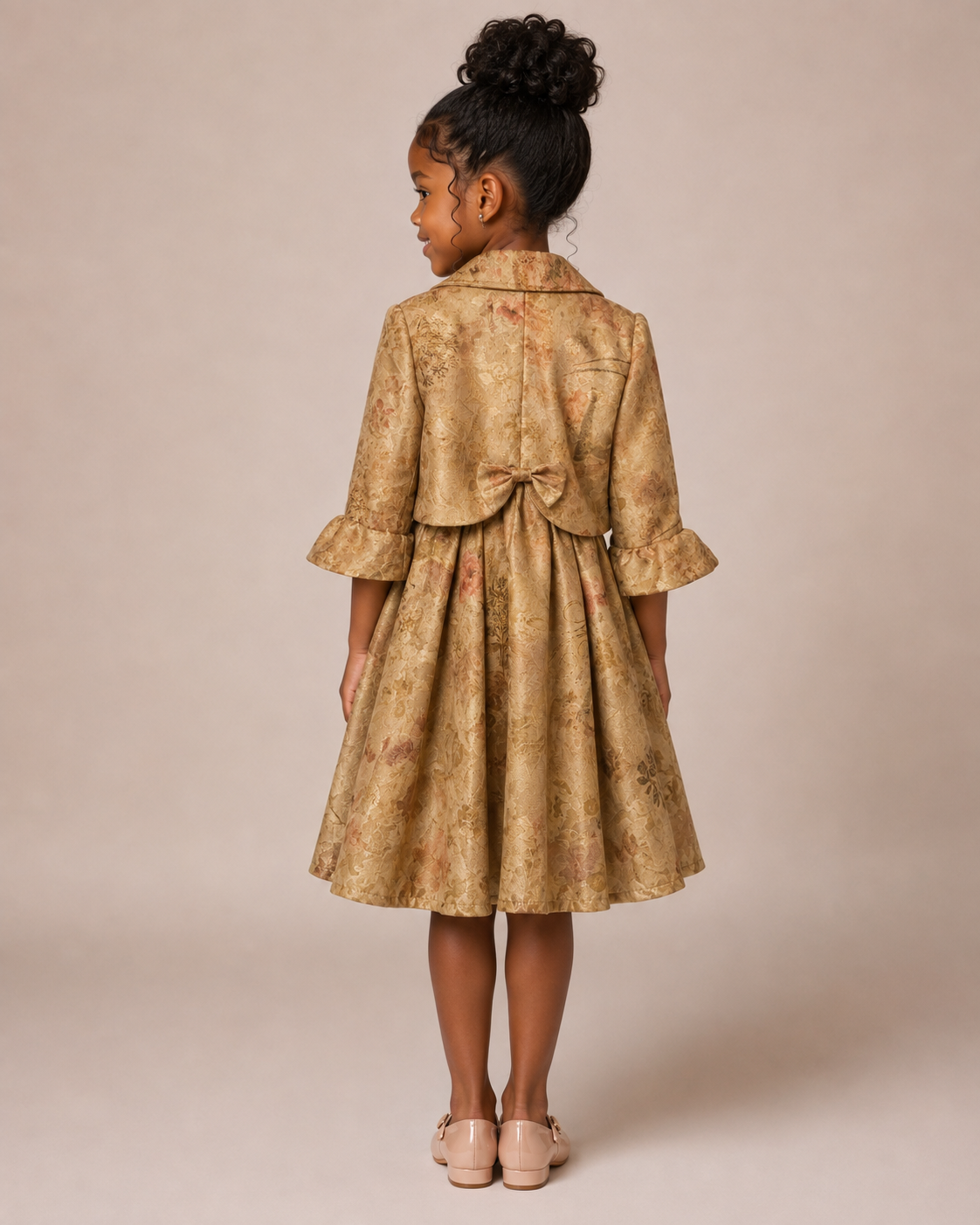 French Chic Skirt Set Back View on Model.png