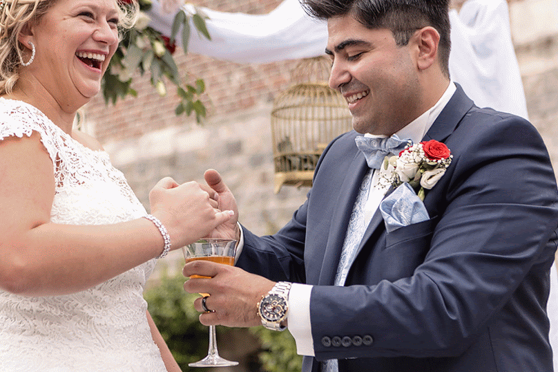 Témoignage reçu après la cérémonie laïque de mariage de Camille et Alireza