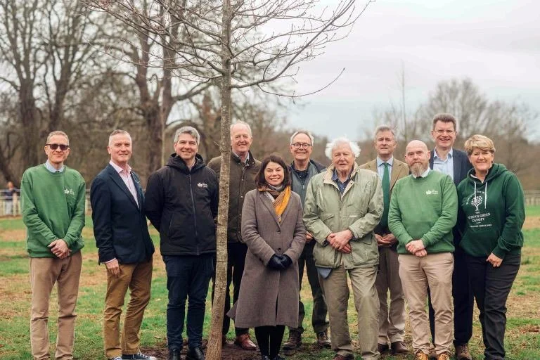 Sir David Attenborough Opens Platinum Jubilee Woodland in Richmond Park