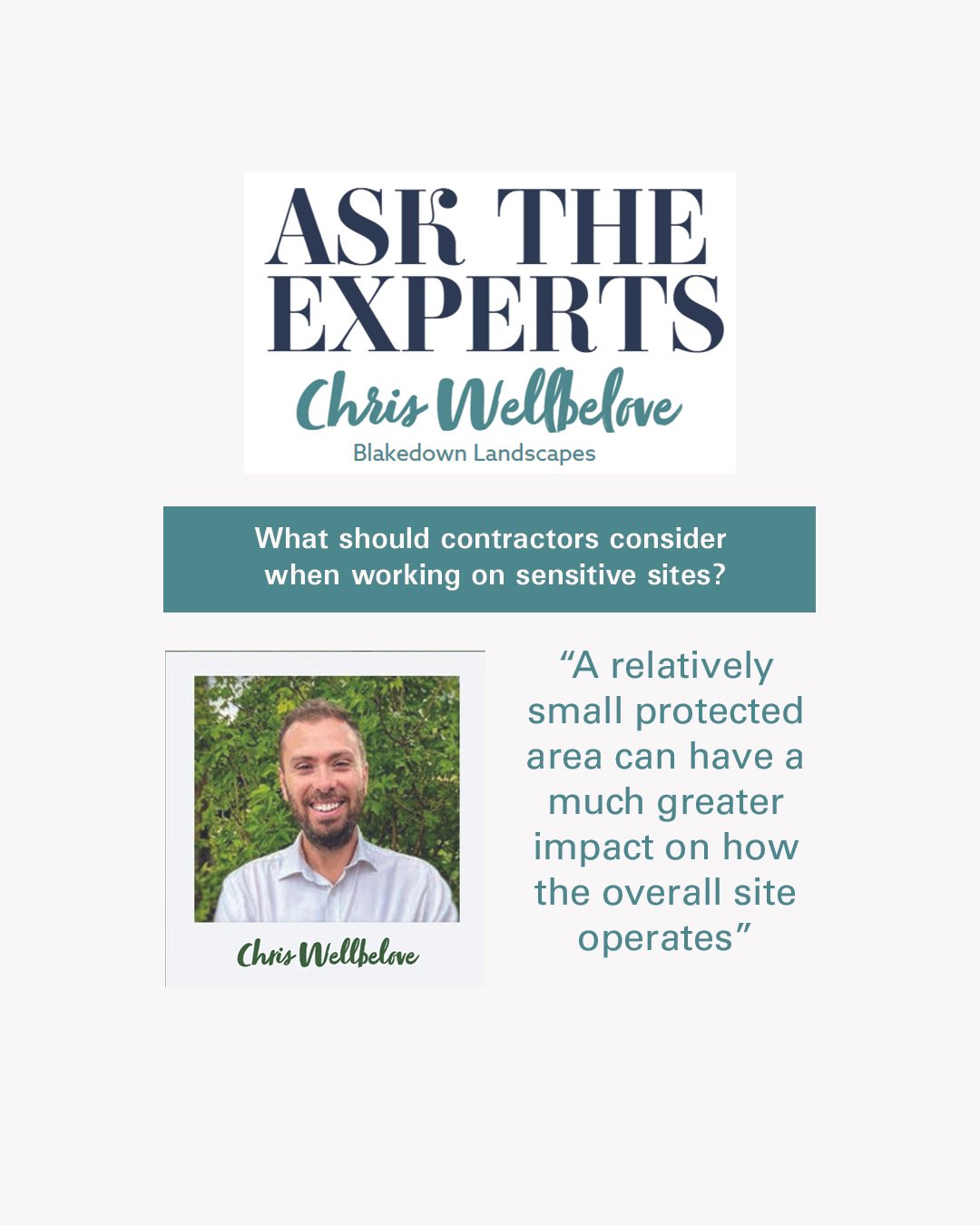 Pro Landscaper: Chris Wellbelove on Planning and Delivering Projects on Sensitive Sites